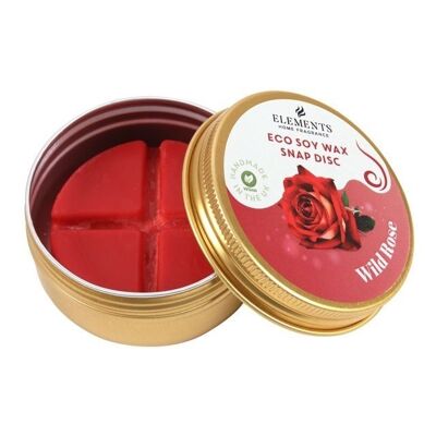 Wild Rose Soy Wax Snap Disc