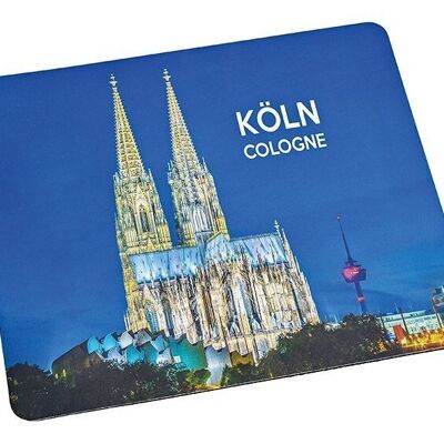 Tapis de souris Cologne en plastique coloré (L / H) 23x20cm