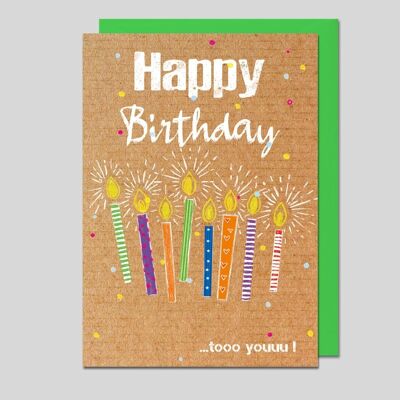 Tarjeta de cumpleaños UK-34675