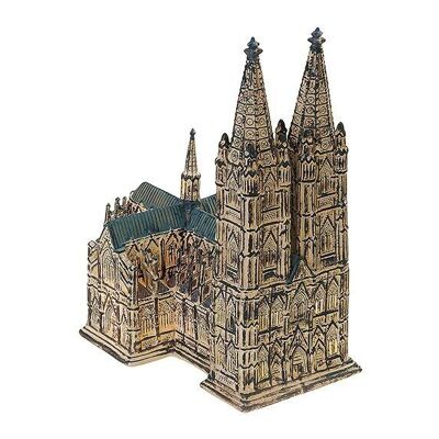 Lantern church Cologne Cathedral made of porcelain, W24 x D16 x H26 cm