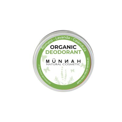 ORGANIC DEODORANT - Deodorant cream without alcohol, without aluminum, without sulfates