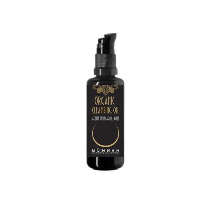 DESMAQUILLANTE FACIAL - ORGANIC CLEANSING OIL - Aceite desmaquillante sin olores, ideal también para el contorno de ojos - 50 ml