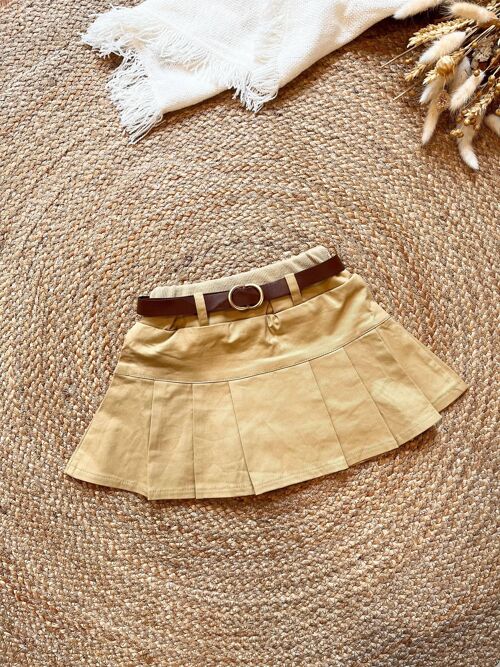Emeline Skirt (include Belt) - 100% Cotton