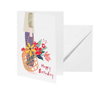 Happy Birthday greeting card