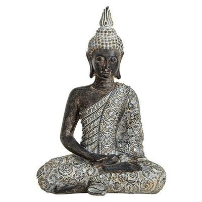 Buddha aus Poly, B23 x T13 x H33 cm