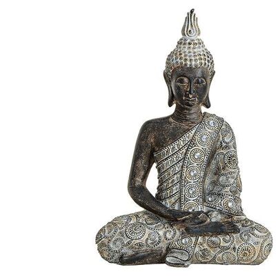 Buddha in poliestere, L23 x P13 x H33 cm