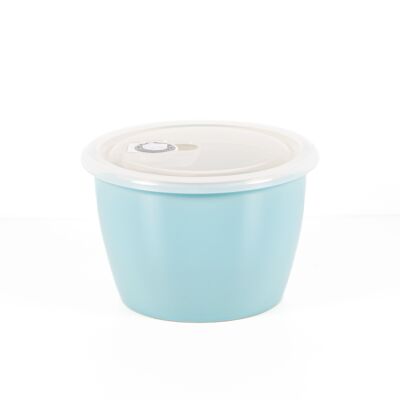RECIPIENTE HERMÉTICO CERÁMICO LATT 1000 ml AZUL REDONDO
