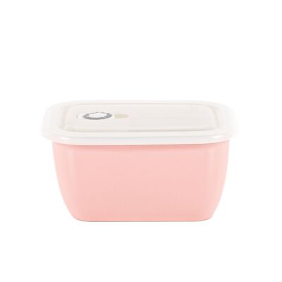 RECIPIENTE HERMÉTICO CERÁMICO LATT 950 ml ROSA RECTANGULAR