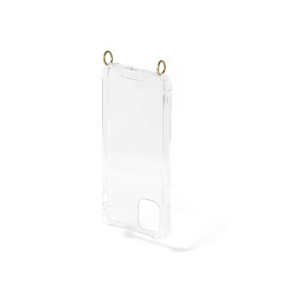 CLEAR PHONE CASE with RINGS