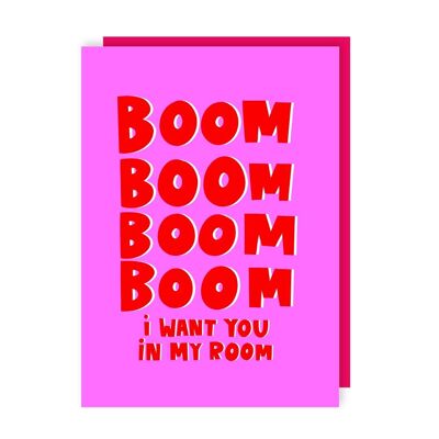 Cartolina di San Valentino divertente Vengaboys Boom Boom