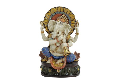 Ganesha aus Poly, B18 x T12 x H31 cm