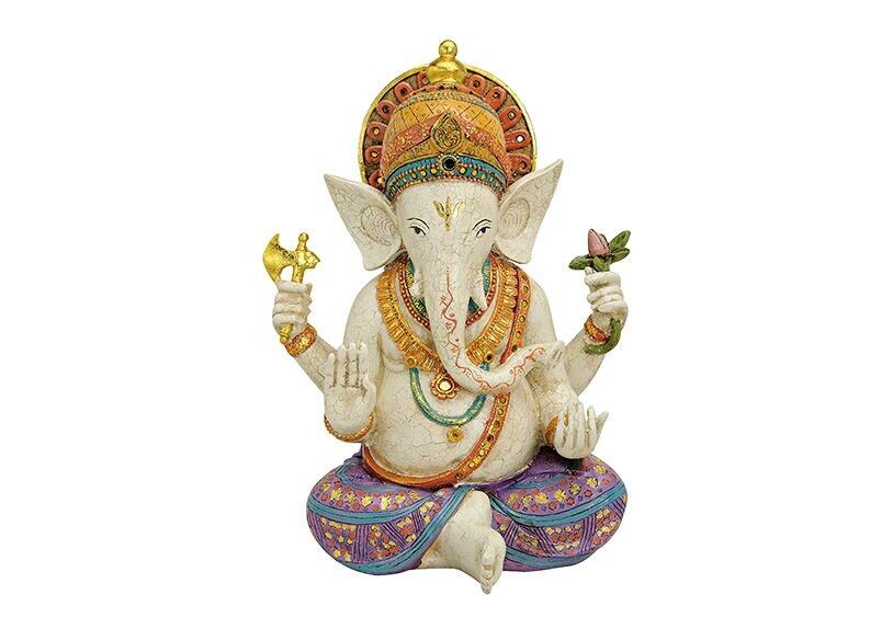 Ganesha in poli, L30 x P16 x H40 cm