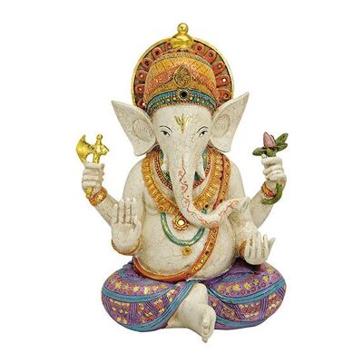 Ganesha aus Poly, B30 x T16 x H40 cm