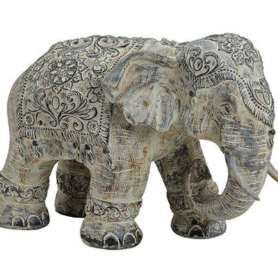 Elephant made of poly beige (W / H / D) 38x27x18cm