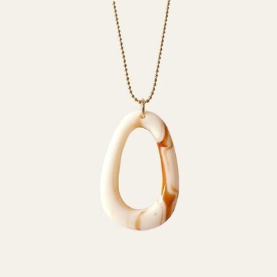 Cainnech-Halskette, Mini-Perlen und Harzkette
