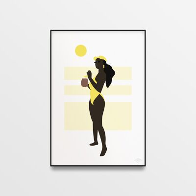 Poster "Yellow Mood" - A4 & 30x40cm