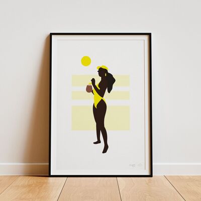 Poster "Yellow Mood" - A4 & 30x40cm