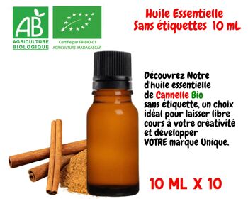 BIO - CANNELLE - Huile Essentielle de CANNELLE - 100% Pure et Naturelle ( 10 ML ) Entreprise Française 3