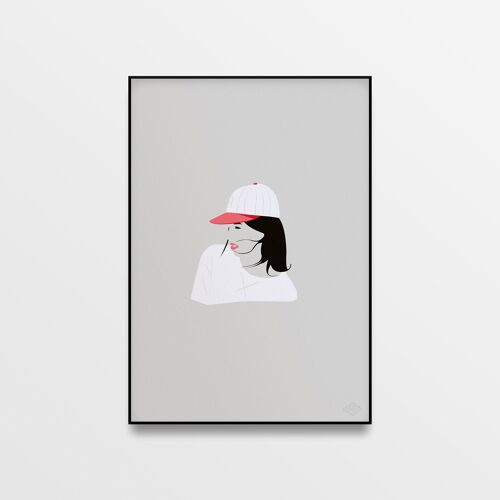 Affiche "The Girl" - A4 & 30x40cm