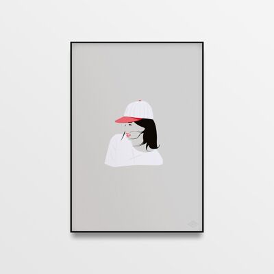 Poster „Das Mädchen“ – A4 & 30x40cm