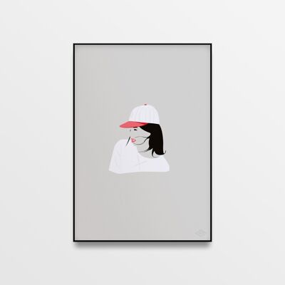 Affiche "The Girl" - A4 & 30x40cm
