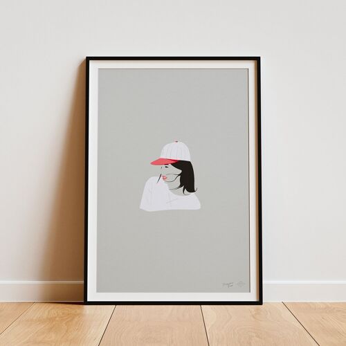 Affiche "The Girl" - A4 & 30x40cm