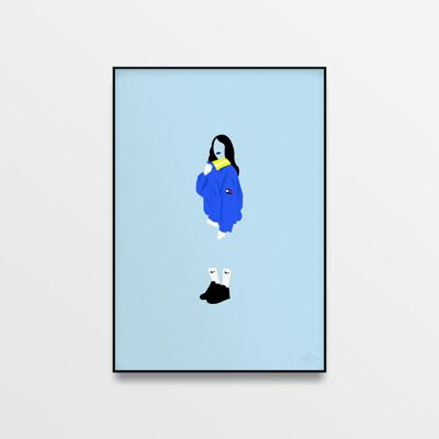 Poster "Tommy Blue" - A4 e 30x40 cm