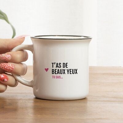 Taza Tienes unos ojos bonitos, ¿sabes? / Día de San Valentín