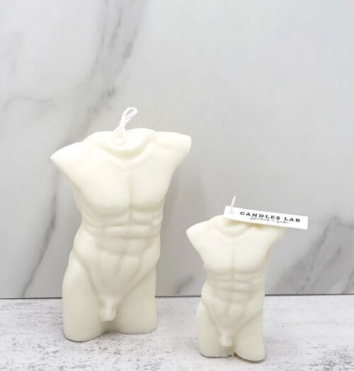 Candles Lab- handmade small to large male body candle