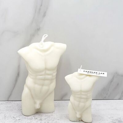 Candles Lab- handmade small to large male body candle