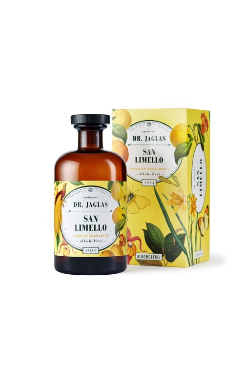 San Limello, alkoholfreier Limoncello + Geschenkverpackung / 500 ml