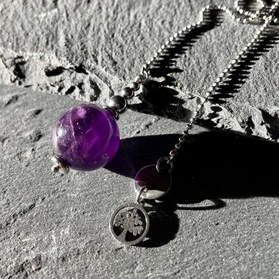 Amethyst divinatory pendulum