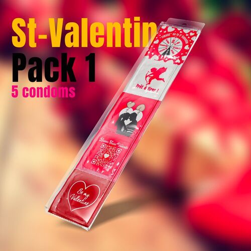 Coffret préservatif: St- valentin