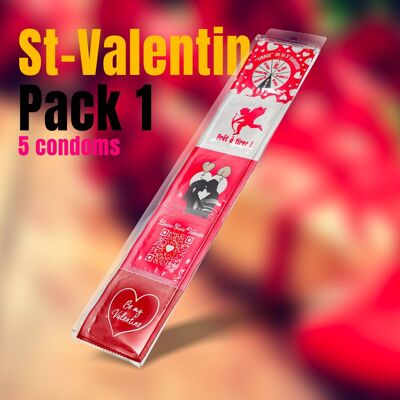 Caja de condones: Día de San Valentín