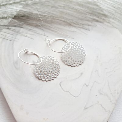 Earrings - Minimalism - Sunny - silver