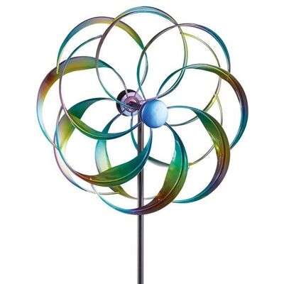 Magic wind chimes, made of colored metal (W / H / D) 29x122x13cm