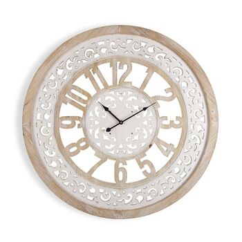 HORLOGE MURALE EN BOIS 80 CM 18191488 2