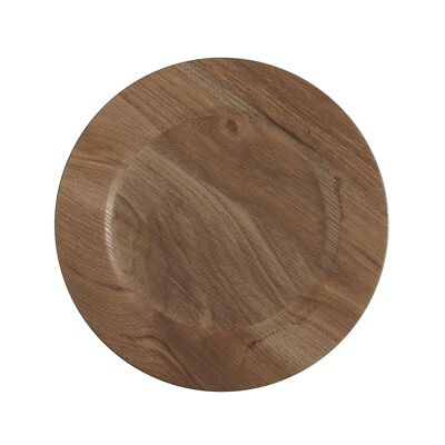 LOW PLATE WOODEN FINISH 19910266