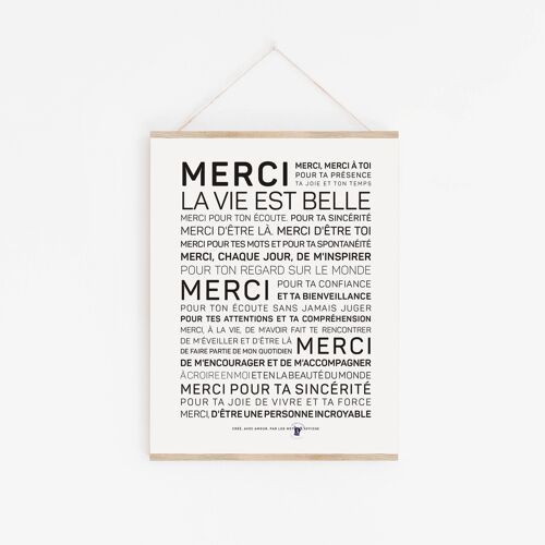 Affiche Merci - version tutoiement  - A2