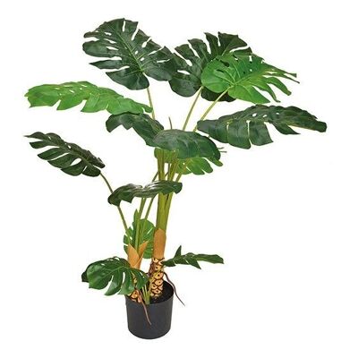 Filosofo diviso pianta artificiale monstera verde (H) 140cm