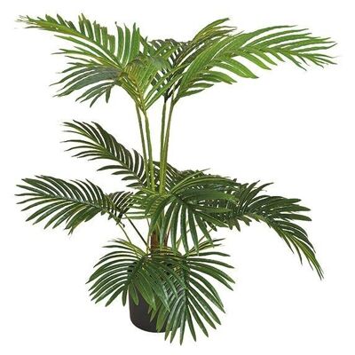 Plante artificielle vert palmier fougère (H) 100cm