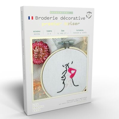French'Kits - Broderie décorative - Premier baiser