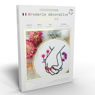 French'Kits - Dekorative Stickerei - Toi & moi