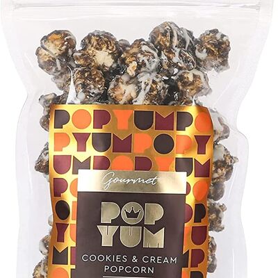 80g Pack Pop Yum Gourmet Popcorn, Cookies and Cream Flavour
