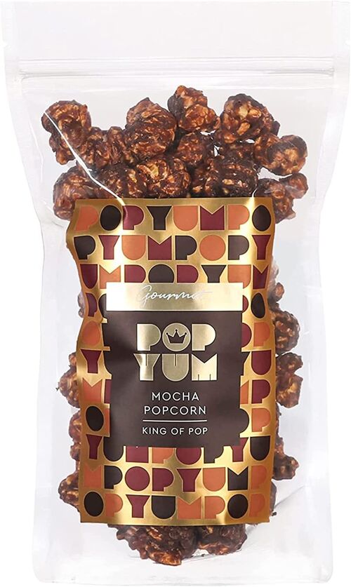 80g Pack Pop Yum Gourmet Popcorn, Mocha Flavour