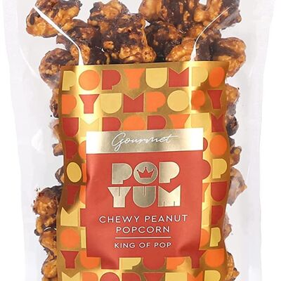Confezione da 80 g Pop Yum Gourmet Popcorn, sapore di arachidi da masticare