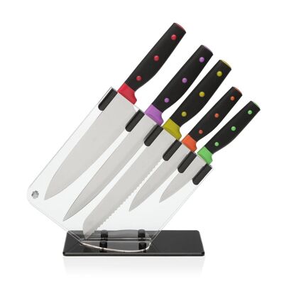 SET 5 KNIVES WITH STAND 10400033