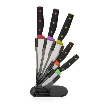 SET 5 KNIVES WITH STAND 10400034