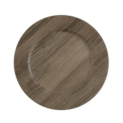 LOW PLATE WOODEN FINISH 19910263