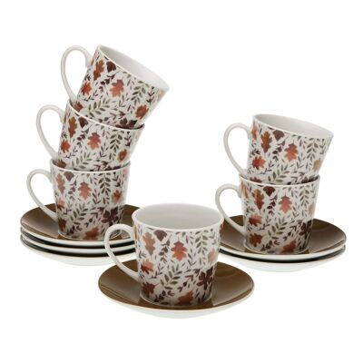 SET 6 TASSES THÉ AIA 20090490